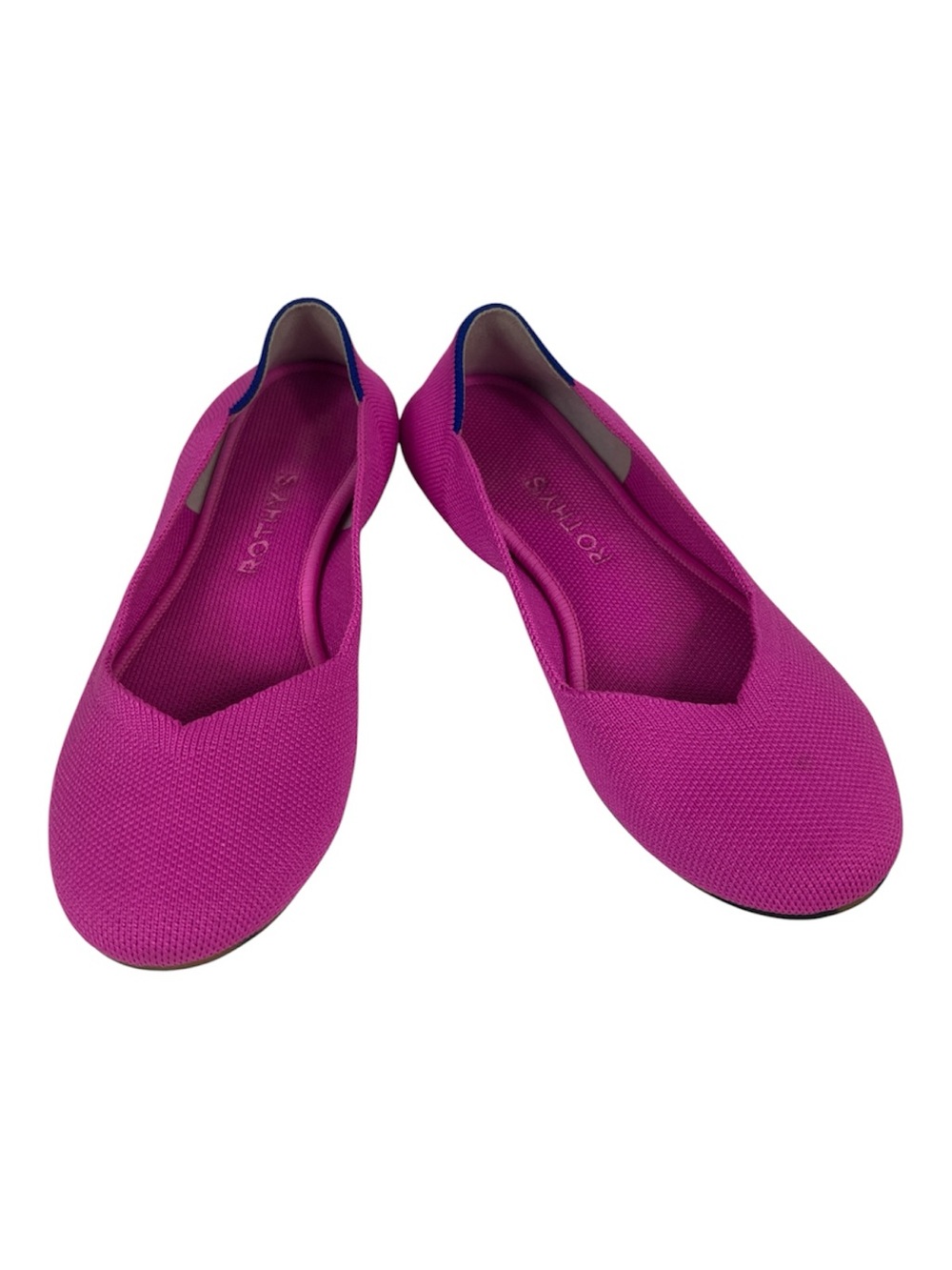 Rothy's Sz 8 Round toe Flats Dragon Fruit Pink